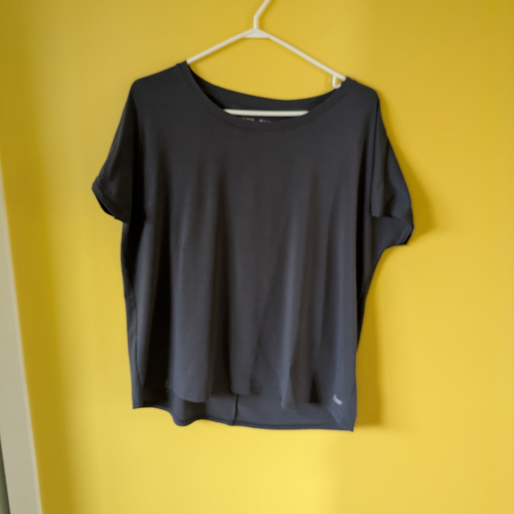 Top Athletic Works Black Short-Sleeve Relaxed Tee